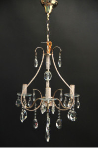 Хрустальная люстра SVLIGHT трехрожковая A31201/3 золото